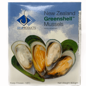 Žaliosios midijos (puse kiauto)