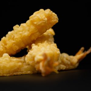 Krevetės tempūroje