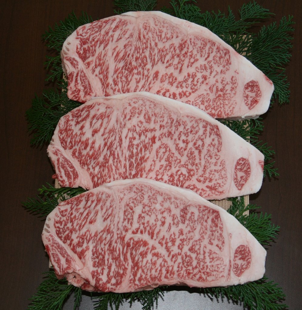 Japoniškos Wagyu jautienos striploin steikas 400 g.