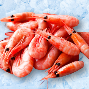 Šiaurinės dryžakojės krevetės (Virtos)