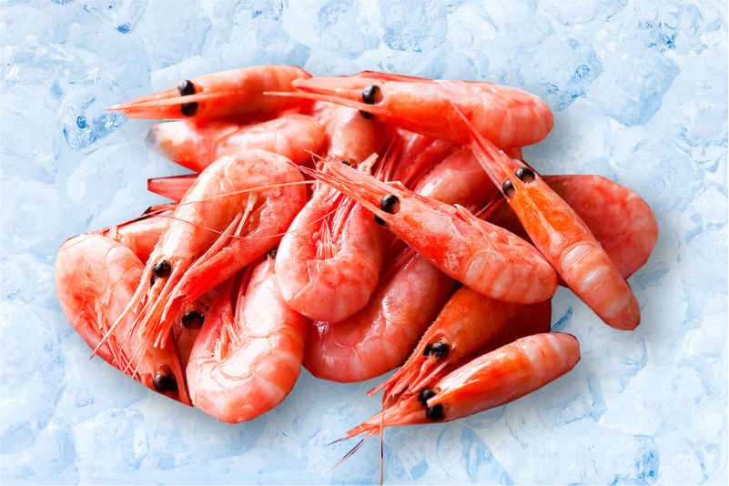 Šiaurinės dryžakojės krevetės (Virtos)