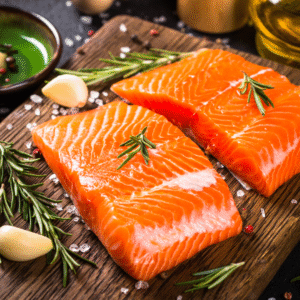 lašišos porcijos su oda