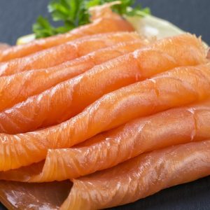 Rūkyta Atlantinės Lašišos Filė, Plonai pjaustyta (1kg)