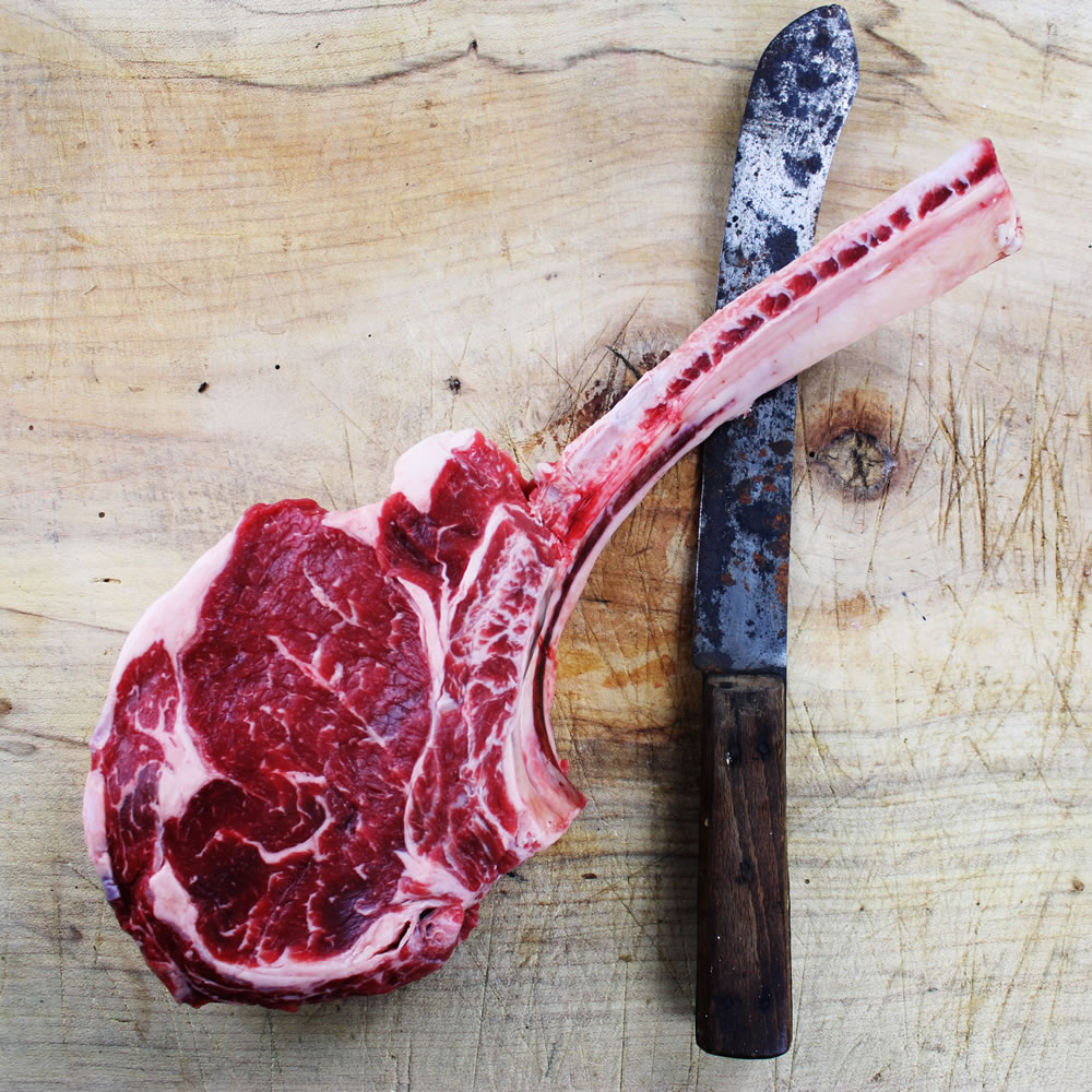 Tomahawk-Steak Black Gold jautienos tomahawk steikas - Image 1